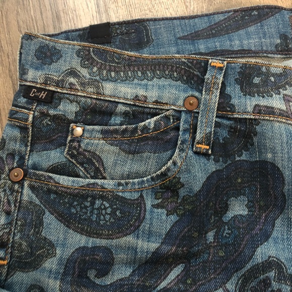 Citizens Of Humanity Avedon Paisley Print Jeans - Picture 3 of 8